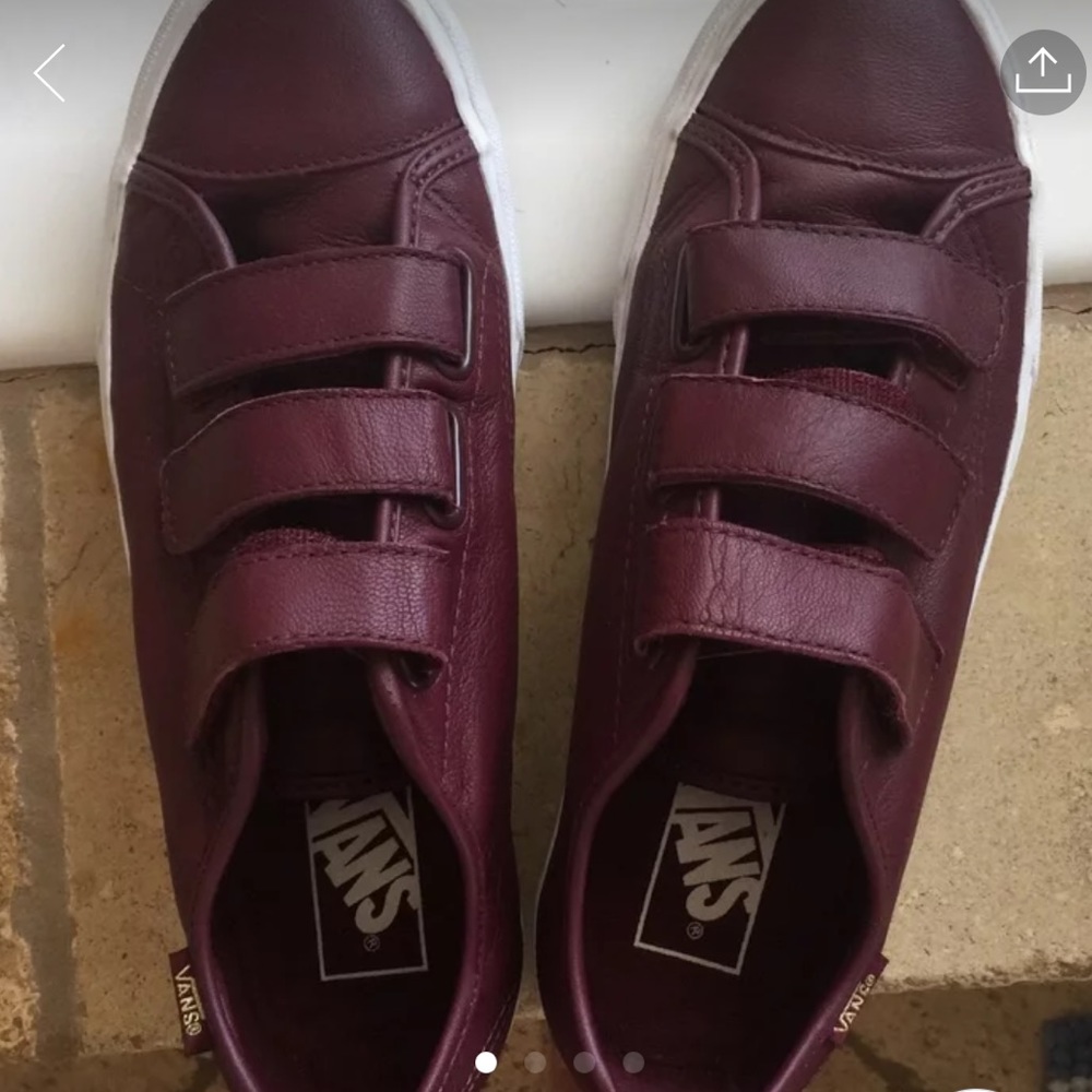 Leather Velcro Vans by Free People